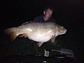 Tom Stirman, 20th Apr<br /><font color=red>PB French 51lb mirror</font>